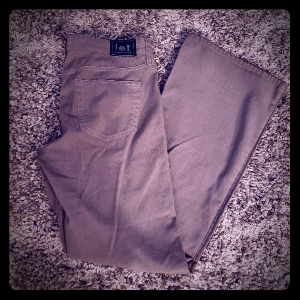 lei grey slacks pants